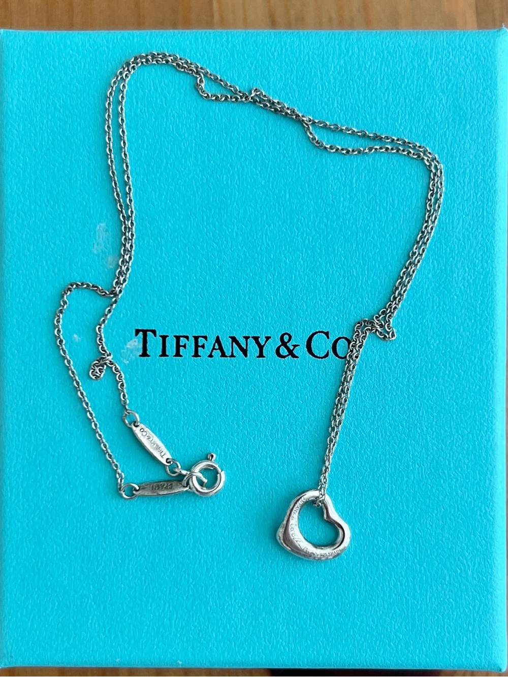 Tiffany Open heart necklace